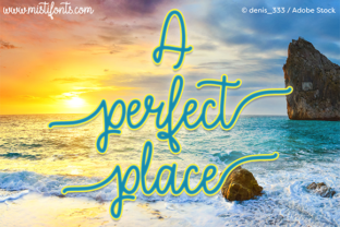 A Perfect Place Font for Handmade Labels