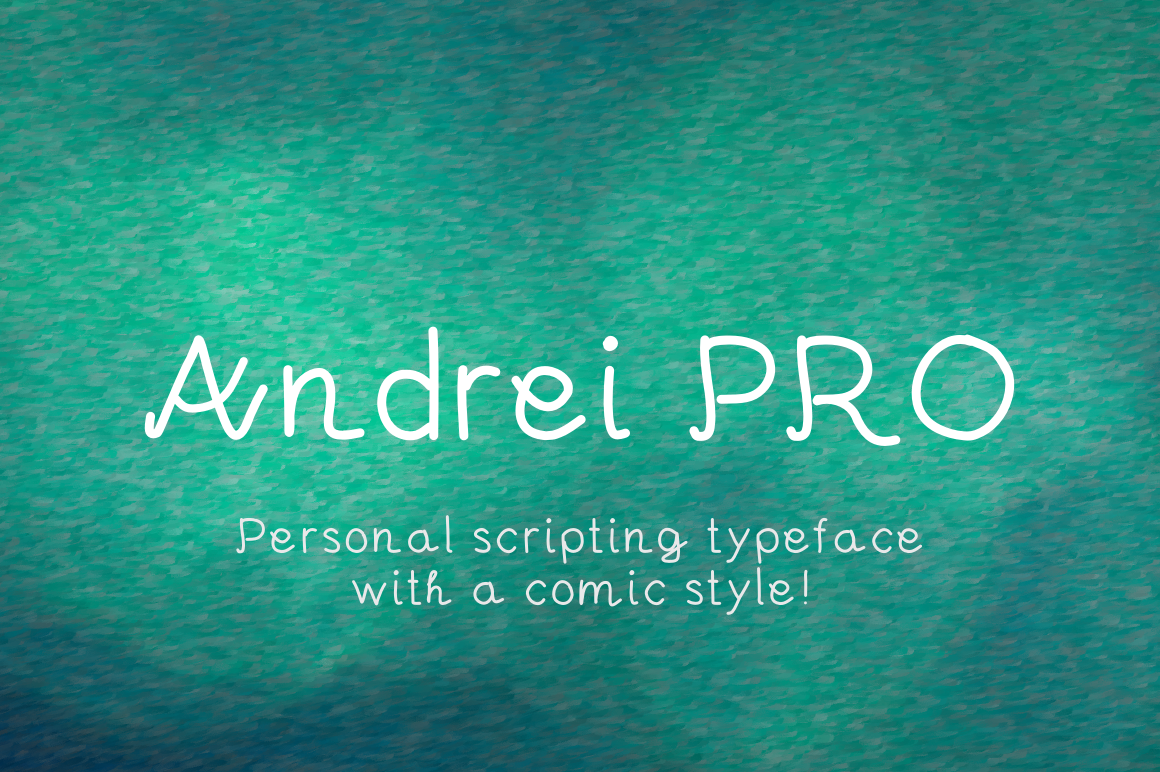 Andrei Font: A Handwritten Typeface for Makers