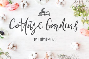 Cottage Gardens Font: A Handcrafted Typeface for Branding