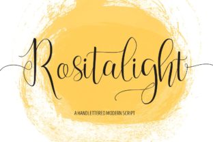 Discover Rositalight: An Elegant Script Font for Designers
