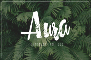 Enhance Your Brand with Aura: A Handmade Font Duo
