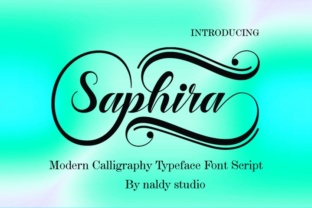 Enhancing Web Design with Saphira: A Modern Calligraphy Font