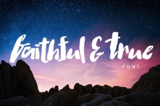 Faithful True Font: Handcrafted Script for Makers