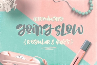 Going Slow Font: Handcrafted Style for Business Branding