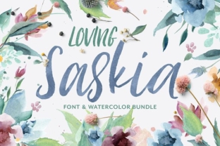 Loving Saskia Font: Elevating Web Design with Script Typography