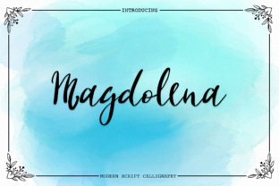 Magdolena Font: Handwritten Charm for Craft Projects