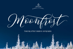 Moonfrost Font: A Handwritten Typeface for Organic Branding