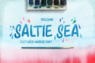Saltie Sea Font: Handcrafted Typography for Web Design