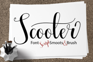 Scooter Font: Handwritten Charm for Small Business Branding