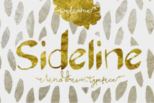 Sideline Font: Handcrafted Charm for Maker Labels