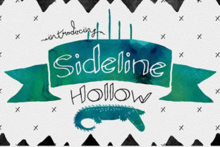 Sideline Hollow Font Review: A Handcrafted Typeface Test