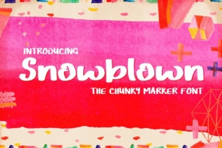 Snowblown Font: A Handcrafted Typeface for Branding