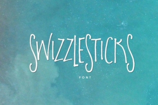 Swizzlesticks Font: Handcrafted Charm for Makers