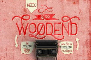 Woodend Font: Handcrafted Typography for Digital Campaigns